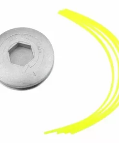 SINCèREETALI Tête De Coupe Universelle En Aluminium, Tête De Brosse à Gazon Résistante à L'abrasion Avec 4 Lignes D'accessoires De Tondeuse à Gazon -Débroussailleuse Soldes Magasin 63821059 5