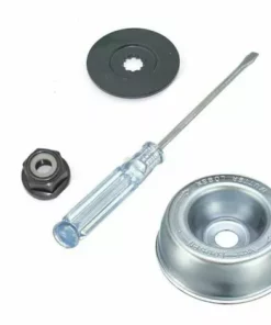 SINCèREETALI Machine De Jardin Tondeuse à Gazon Kit D'adaptateur De Lame Stihl Rondelle De Butée Rider Plate Collier Écrou Maintenance Tournevis Adaptateur De Lame Kit D'entretien Pour Débroussailleuse Stihl
