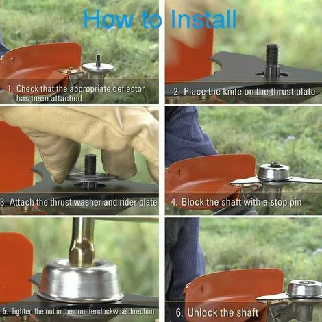 SINCèREETALI Machine De Jardin Tondeuse à Gazon Kit D'adaptateur De Lame Stihl Rondelle De Butée Rider Plate Collier Écrou Maintenance Tournevis Adaptateur De Lame Kit D'entretien Pour Débroussailleuse Stihl 7 SINCèREETALI Machine De Jardin Tondeuse à Gazon Kit D'adaptateur De Lame Stihl Rondelle De Butée Rider Plate Collier Écrou Maintenance Tournevis Adaptateur De Lame Kit D'entretien Pour Débroussailleuse Stihl – Image 5