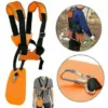 FOZIY Bretelles Réglables à Double Boutonnage Pour Débroussailleuses Taille-bordures Rembourrage Avec Panneaux De Protection De Jardin，Fonepro