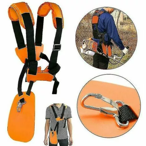FOZIY Bretelles Réglables à Double Boutonnage Pour Débroussailleuses Taille-bordures Rembourrage Avec Panneaux De Protection De Jardin,Fonepro 3 FOZIY Bretelles Réglables à Double Boutonnage Pour Débroussailleuses Taille-bordures Rembourrage Avec Panneaux De Protection De Jardin,Fonepro