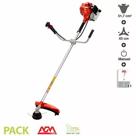 Débroussailleuse Thermique 52 Cm3 Coupe 42cm Lame 3 Dents Harnais VILLAGER AGM520E 3 Débroussailleuse Thermique 52 Cm3 Coupe 42cm Lame 3 Dents Harnais VILLAGER AGM520E