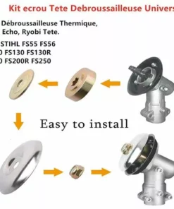 JUNJUN-9 Pièces Kit Ecrou Tete Debroussailleuse,Lame En Métal De Vitesses Universelle De Tondeuse,Débroussailleuse En Métal Accessoires,Pour Sylviculture Débroussailleuse Jardin Tondeuse à Gazon 9 JUNJUN-9 Pièces Kit Ecrou Tete Debroussailleuse,Lame En Métal De Vitesses Universelle De Tondeuse,Débroussailleuse En Métal Accessoires,Pour Sylviculture Débroussailleuse Jardin Tondeuse à Gazon -Débroussailleuse Soldes Magasin 63873735 3