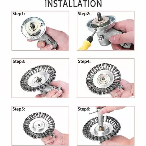 JUNJUN-9 Pièces Kit Ecrou Tete Debroussailleuse,Lame En Métal De Vitesses Universelle De Tondeuse,Débroussailleuse En Métal Accessoires,Pour Sylviculture Débroussailleuse Jardin Tondeuse à Gazon 6 JUNJUN-9 Pièces Kit Ecrou Tete Debroussailleuse,Lame En Métal De Vitesses Universelle De Tondeuse,Débroussailleuse En Métal Accessoires,Pour Sylviculture Débroussailleuse Jardin Tondeuse à Gazon – Image 4