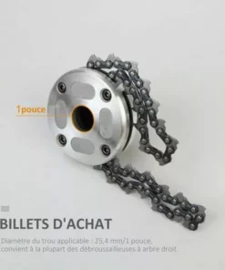 GroupM Tête De Débroussailleuse à Chaîne (joint Universel) Accessoires De Débroussailleuse Pour Tondeuse à Gazon 9 GroupM Tête De Débroussailleuse à Chaîne (joint Universel) Accessoires De Débroussailleuse Pour Tondeuse à Gazon -Débroussailleuse Soldes Magasin 63889516 3