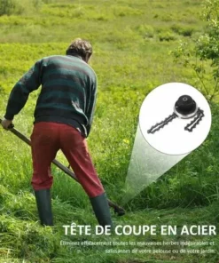 GroupM Tête De Débroussailleuse à Chaîne (joint Universel) Accessoires De Débroussailleuse Pour Tondeuse à Gazon 11 GroupM Tête De Débroussailleuse à Chaîne (joint Universel) Accessoires De Débroussailleuse Pour Tondeuse à Gazon -Débroussailleuse Soldes Magasin 63889516 5