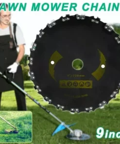 GroupM 20 Dents 9 Pouces Tondeuse à Gazon Scie Lame D'arbre Frappé Petit Bois De Bambou électrique Désherbeur Accessoires -Débroussailleuse Soldes Magasin 63890165 4