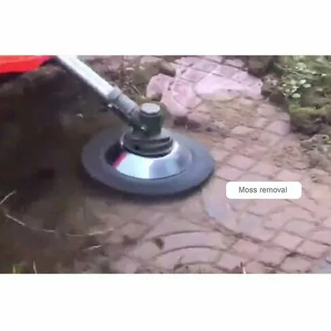 ENLENK Tête De Désherbage Fil D'acier, 6 Pouce Brosse Rotative Disque De Pinceau à Roue Pour Outils De Pelouse Jardin Agriculture - Trou Intérieur 25.4mm (6 Pouce) 7 ENLENK Tête De Désherbage Fil D'acier, 6 Pouce Brosse Rotative Disque De Pinceau à Roue Pour Outils De Pelouse Jardin Agriculture - Trou Intérieur 25.4mm (6 Pouce) – Image 5