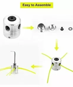 Lot De 2 Têtes De Débroussailleuse Universelles En Aluminium - Tête Double Fil - Bobine De Fil En Nylon - Accessoire Pour Débroussailleuse Gdrhvfd 10 Lot De 2 Têtes De Débroussailleuse Universelles En Aluminium - Tête Double Fil - Bobine De Fil En Nylon - Accessoire Pour Débroussailleuse Gdrhvfd -Débroussailleuse Soldes Magasin 64072909 4