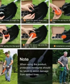 ARC-EN-CIéL Bobine Fil Coupe Bordure Pour Black Et Decker Coupe-Bordures, 6 Bobine De Fil Debroussailleuse Avec 1 Couvercle De Bobine Et 1 Ressort,Arcenciél 9 ARC-EN-CIéL Bobine Fil Coupe Bordure Pour Black Et Decker Coupe-Bordures, 6 Bobine De Fil Debroussailleuse Avec 1 Couvercle De Bobine Et 1 Ressort,Arcenciél -DĂ©broussailleuse Soldes Magasin 64127271 3