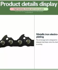 CARILLONSàVENT Têtes De Tondeuse à Gazon Noires Pour Accessoires Durables Agricoles De Jardin En Acier Au Manganèse Extérieur Désherbage Dur Et Longue Durée De Vie 2 Chaînes, Carivent -Débroussailleuse Soldes Magasin 64139492 5