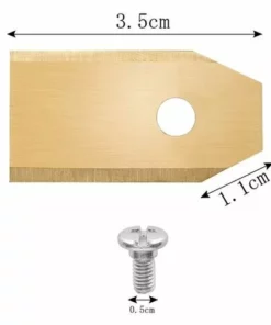 CARILLONSàVENT 45 X Lames De Couteau (3g-0.75mm) Avec 45 Vis, (Or) Carivent 9 CARILLONSàVENT 45 X Lames De Couteau (3g-0.75mm) Avec 45 Vis, (Or) Carivent -Débroussailleuse Soldes Magasin 64141138 3