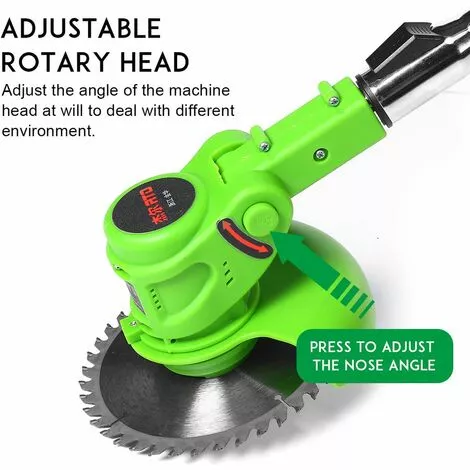 HAZEL Coupe-bordures électrique 24V 450W Débroussailleuse Tondeuse à Batterie Avec 2 Batteries 5 HAZEL Coupe-bordures électrique 24V 450W Débroussailleuse Tondeuse à Batterie Avec 2 Batteries – Image 3