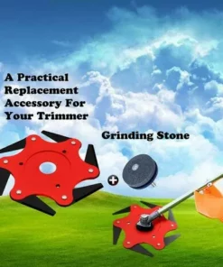 BF Tête De Tondeuse Extérieure Débroussailleuse Lame Accessoires De Tête De Tondeuse à Gazon 6 Rasoir En Acier 11 BF Tête De Tondeuse Extérieure Débroussailleuse Lame Accessoires De Tête De Tondeuse à Gazon 6 Rasoir En Acier -Débroussailleuse Soldes Magasin 64388135 5