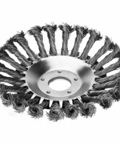 SINCèREETALI 8'' Brosse à Désherber Ronde Pour Débroussailleuse Outils De Pelouse, 200x25,4mm Tête Brosse Désherbage Avec Roue En Fil D'acier Massif Pour Jardin Agriculture (8 Pouce Accessoires Kit) -Débroussailleuse Soldes Magasin 64497916 3