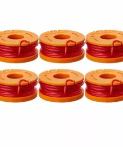 HABIENTôT 6 Pièces WA0004.1 Fil Pour Tondeuse à Gazon Pour Tous Les Tondeuses à Gazon 20 V WORX Et 1 Tondeuse Porte-bobine Porte-bobine Edger, Compatible Avec Worx WG180 WG163 WA0010，Oi-FRIS