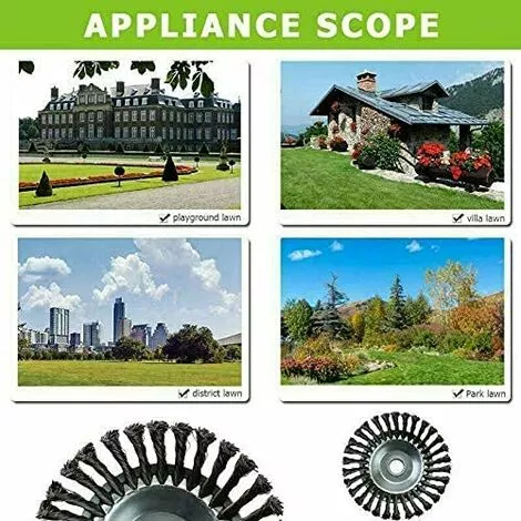 QERSTA Tête De Débroussailleuse De 15,2 Cm En Acier Massif Pour Tondeuse à Gazon 4 QERSTA Tête De Débroussailleuse De 15,2 Cm En Acier Massif Pour Tondeuse à Gazon – Image 2