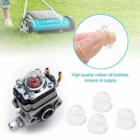 HEGUYEY 5 Ensembles Universel Filtre à Essence Kit, Tube D'étanchéité, Durites D'essence De Tondeuses Avec Poire D Amorçage, Pour Coupe-Herbe, Débroussailleuse, Tronconneuse Taille-Haie 6 HEGUYEY 5 Ensembles Universel Filtre à Essence Kit, Tube D'étanchéité, Durites D'essence De Tondeuses Avec Poire D Amorçage, Pour Coupe-Herbe, Débroussailleuse, Tronconneuse Taille-Haie – Image 4