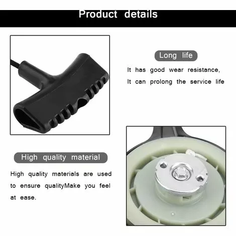 AOUGO Tirez Le Démarreur, Tirez Le Cordon De Démarrage Recoil Pull Starter Assembly Pièces De Rechange Pour Tondeuse à Gazon GXV140 GXV160 GX200 5.5HP 6.5HP Engine Tondeuse à Gazon 7 AOUGO Tirez Le Démarreur, Tirez Le Cordon De Démarrage Recoil Pull Starter Assembly Pièces De Rechange Pour Tondeuse à Gazon GXV140 GXV160 GX200 5.5HP 6.5HP Engine Tondeuse à Gazon – Image 5
