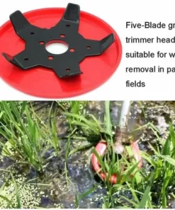 AOUGO Tête De Tondeuse Universelle Weed Edge Tondeuse à Gazon à Arbre Droit Lame De Débroussailleuse Pour Rizière Home Garden Backyard Orchard Park Agricultural -Débroussailleuse Soldes Magasin 64903130 5