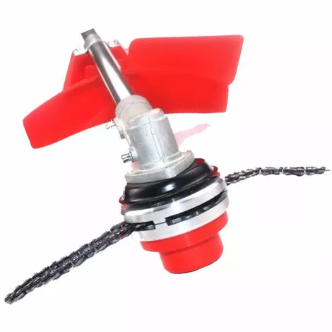 Dual Scratch Tête En Acier Universel Tête En Nylon Ligne De Jardinage Outils De Jardinage Weed Brush Cutter Jardin Pièces Petit Trimmer Pour La Tondeuse à Gazon (Color : Chain Blade) 56Vingt 5 Dual Scratch Tête En Acier Universel Tête En Nylon Ligne De Jardinage Outils De Jardinage Weed Brush Cutter Jardin Pièces Petit Trimmer Pour La Tondeuse à Gazon (Color : Chain Blade) 56Vingt â Image 3