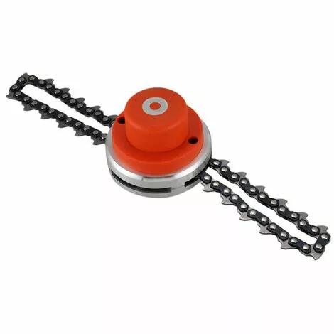 Dual Scratch Tête En Acier Universel Tête En Nylon Ligne De Jardinage Outils De Jardinage Weed Brush Cutter Jardin Pièces Petit Trimmer Pour La Tondeuse à Gazon (Color : Chain Blade) 56Vingt 6 Dual Scratch Tête En Acier Universel Tête En Nylon Ligne De Jardinage Outils De Jardinage Weed Brush Cutter Jardin Pièces Petit Trimmer Pour La Tondeuse à Gazon (Color : Chain Blade) 56Vingt â Image 4