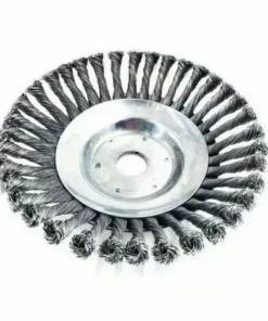 Tête Universelle De Coupe-Herbe De Brosse De Roue De Fil D'acier, Coupe-Bordures De Jardin Tête De Coupe De Brosse De Mauvaises Herbes De Jardin (1 Pièce,6 Pouces) 56Vingt