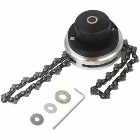 TANCYCO Tête De Tondeuse Avec Lame De Coupe-chaîne à Bobine Tête De Tondeuse à Gazon D'extérieur Outil De Mangeur De Tête De Tondeuse En Acier Pour Remplacement De Tondeuse à Gazon à Arbres Droits 3 TANCYCO Tête De Tondeuse Avec Lame De Coupe-chaîne à Bobine Tête De Tondeuse à Gazon D'extérieur Outil De Mangeur De Tête De Tondeuse En Acier Pour Remplacement De Tondeuse à Gazon à Arbres Droits