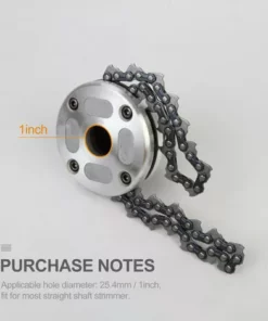 TANCYCO Tête De Tondeuse Avec Lame De Coupe-chaîne à Bobine Tête De Tondeuse à Gazon D'extérieur Outil De Mangeur De Tête De Tondeuse En Acier Pour Remplacement De Tondeuse à Gazon à Arbres Droits 10 TANCYCO Tête De Tondeuse Avec Lame De Coupe-chaîne à Bobine Tête De Tondeuse à Gazon D'extérieur Outil De Mangeur De Tête De Tondeuse En Acier Pour Remplacement De Tondeuse à Gazon à Arbres Droits -Débroussailleuse Soldes Magasin 65002462 4