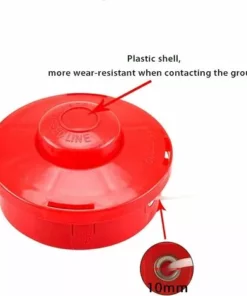 CESIèCLEFOU 2 Pièces Tête De Débroussailleuse Universelle,Têtes De Trimmer Universel Herbe Tondeuse, Pour Jardin Pelouse Patio,M10x1,25mm(Rouge) Lefou -Débroussailleuse Soldes Magasin 65031615 3