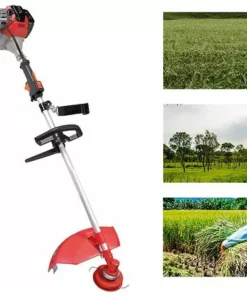 CESIèCLEFOU 2 Pièces Tête De Débroussailleuse Universelle,Têtes De Trimmer Universel Herbe Tondeuse, Pour Jardin Pelouse Patio,M10x1,25mm(Rouge) Lefou -Débroussailleuse Soldes Magasin 65031615 5