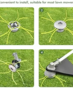 FR-LIFE Tete Debroussailleuse Universelle, Tete Debroussailleuse 4 Fils, Aluminium Tete Fil Débroussailleuse Accessoire De Débroussailleuse Pour Tondeuse à Gazon, 72 X 44.5 Mm 2 Pcs—BR-Vie 11 FR-LIFE Tete Debroussailleuse Universelle, Tete Debroussailleuse 4 Fils, Aluminium Tete Fil Débroussailleuse Accessoire De Débroussailleuse Pour Tondeuse à Gazon, 72 X 44.5 Mm 2 Pcs—BR-Vie -Débroussailleuse Soldes Magasin 65031803 5