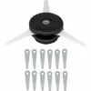 EAUDACè Tête De Débroussailleuse De Rechange Et 12 Lames De Rechange Avec 12 Lames En Nylon Et Tête De Coupe -Débroussailleuse Soldes Magasin 65034955 1