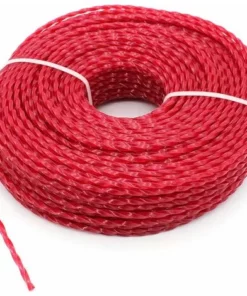 BEARSU Fil Coupe Bordure Universel, Ligne De En Nylon 3.0 Mm, Fil En Nylon Débroussailleuse Robuste Pour Bosse Tête Tondeuse À Gazon De Jardinage (Twist, 3mm) -Débroussailleuse Soldes Magasin 65098605 5