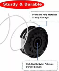 EAUDACè Lot De 6 Bobines De Rechange Pour Débroussailleuse Sans Fil Parkside PRTA 20 Li C3 IAN351753 -Débroussailleuse Soldes Magasin 65204863 3
