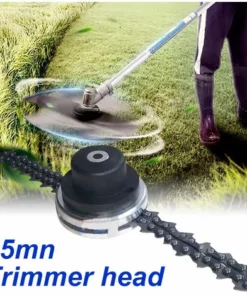 TANCYCO 65Mn Durable Tondeuse Tête Bobine Jardin Tondeuse À Gazon Débroussailleuse Jardin Herbe Chaîne Tondeuse Pour Tondeuse À Gazon