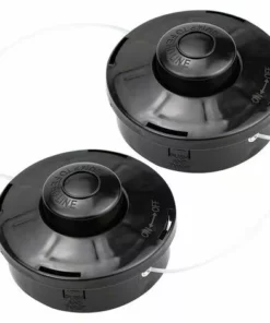 PREMIER Lot De 2 Tête De Débroussailleuse Universelle A6481 Nylon Bobine De Rechange De Tondeuse Débroussailleuse Tête De Coupe M10 X 1,25 Pour Débroussailleuse Thermique à Essence