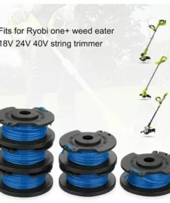 Lot De 6 Bobines De Fil De Rechange Pour Débroussailleuse Sans Fil Ryobi One+ AC14RL3A 18 V, 24 V, 40 V Tête De Débroussailleuse S'arêern -Débroussailleuse Soldes Magasin 65358442 4