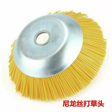 Brosse Anti-mauvaises Herbes En Nylon Pour Débroussailleuse - Outil De Jardin - Tête De Débroussailleuse - 200 Mm Tête De Débroussailleuse S'arêern 5 Brosse Anti-mauvaises Herbes En Nylon Pour Débroussailleuse - Outil De Jardin - Tête De Débroussailleuse - 200 Mm Tête De Débroussailleuse S'arêern â Image 3
