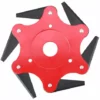 BDD Tête De Tondeuse Extérieure Débroussailleuse Lame Accessoires De Tête De Tondeuse à Gazon 6 Rasoir En Acier -Débroussailleuse Soldes Magasin 65375463 1