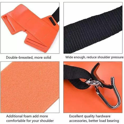 OSQI Harnais à Double Sangle Réglable Confort Universel Pour Débroussailleuse Tondeuse De Jardin 4 OSQI Harnais à Double Sangle Réglable Confort Universel Pour Débroussailleuse Tondeuse De Jardin – Image 2