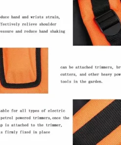 OSQI Double Bandoulière Pour Tondeuse à Gazon, Ceinture De Harnais Universelle à Double Bandoulière En Nylon En Forme De Y, Convient Pour Les Tondeuses à Gazon, Les Tondeuses à Gazon Ou Le Jardinage -Débroussailleuse Soldes Magasin 65500951 3