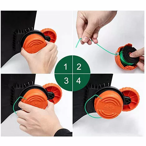 DONTODENT Bobine De Rechange Pour Decker Compatible Decker GL7033 GL8033 GL9035, Alimentation Automatique De Ligne, Bobine De Capuchon Pour Débroussailleuse Sans Fil 3 DONTODENT Bobine De Rechange Pour Decker Compatible Decker GL7033 GL8033 GL9035, Alimentation Automatique De Ligne, Bobine De Capuchon Pour Débroussailleuse Sans Fil