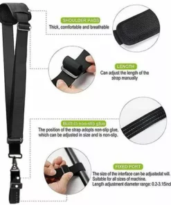 BAICCCF Accessoire Pour Débroussailleuse 2 Pièces De Sangle D'épaule Noire Weed Eater Sangle De Ventilateur Universelle A -Débroussailleuse Soldes Magasin 65669499 3