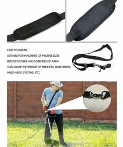 BAICCCF Accessoire Pour Débroussailleuse 2 Pièces De Sangle D'épaule Noire Weed Eater Sangle De Ventilateur Universelle A -Débroussailleuse Soldes Magasin 65669499 5