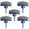 BAICCCF Accessoire Pour Débroussailleuse Affûteur De Lame De Tondeuse à Gazon 5 Pièces Compatible Avec N'importe Quelle Perceuse à Main Perceuse électrique -Débroussailleuse Soldes Magasin 65669586 1