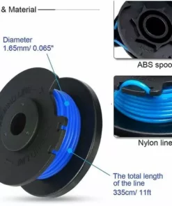 BAICCCF Accessoire Pour Débroussailleuse Ac14rl3a Bobine De Débroussailleuse Compatible Avec Ryobi Weed Eater 18v, 24v, 40v -Débroussailleuse Soldes Magasin 65669587 2