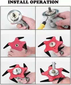 BAICCCF Accessoire Pour Débroussailleuse Lame Débroussailleuse Universelle 65mn Pour Vert Frais Sous Croissance -Débroussailleuse Soldes Magasin 65669594 3