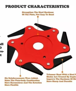 BAICCCF Accessoire Pour Débroussailleuse Lame Débroussailleuse Universelle 65mn Pour Vert Frais Sous Croissance -Débroussailleuse Soldes Magasin 65669594 4