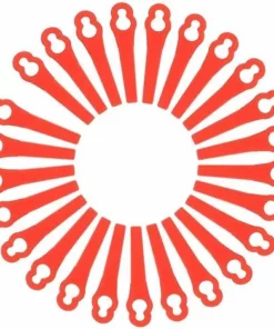 BAICCCF Accessoire Pour Débroussailleuse 100pcs Lame En Plastique 1500mah Coupe-herbe Sans Fil Jardin -Débroussailleuse Soldes Magasin 65669602 2